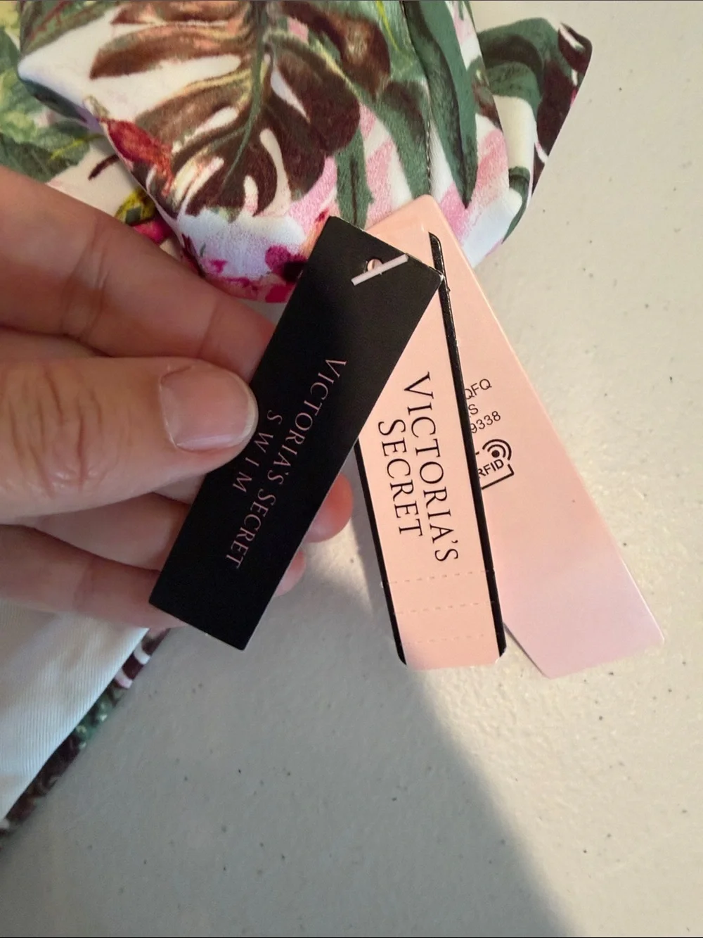 VS High Waisted Floral Tropical Bikini Bottom size xx large